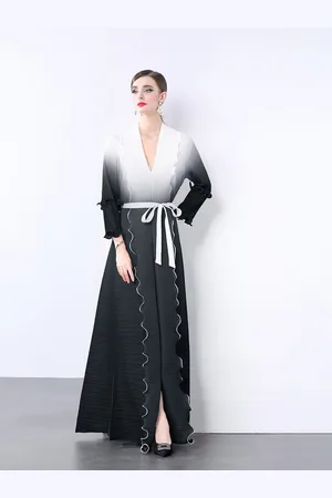 JC Collection Women V-Neck Maxi Dress