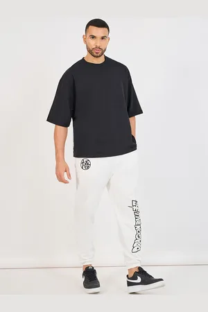Styli Men Dragon Ball Graphic Printed Pure Cotton Joggers