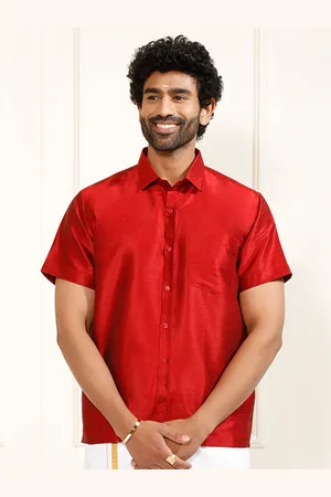 Vastramay Premium Opaque Silk Ethnic Shirt