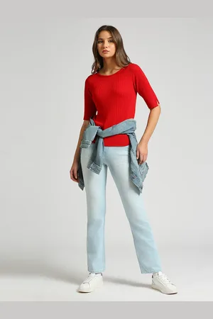 Pepe Jeans Ribbed Round Neck Top