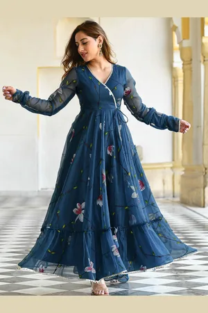 DressBerry Women Floral Printed Wrap Maxi Dress