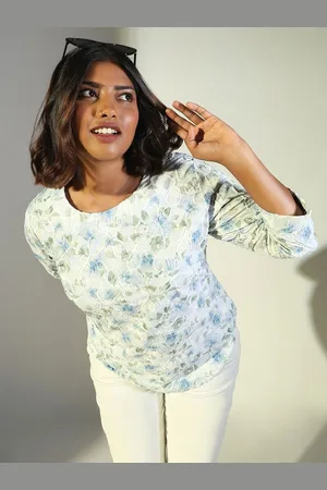 SHOWOFF Women Floral Printed Crepe Top