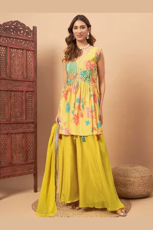 Chhabra 555 Printed Kurta Palazzo With Dupatta