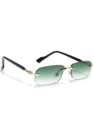 VOYAGE Unisex Rimless Rectangle Sunglasses with UV Protected Lens 3012MG6620