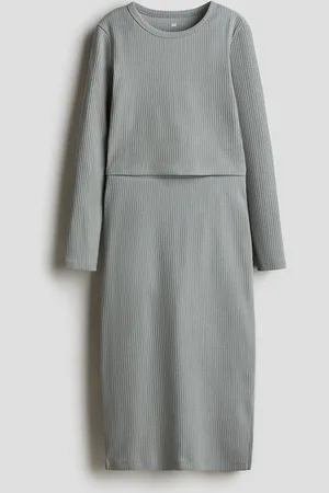 H&M Girls 2-Piece Ribbed Top And Skirt Set