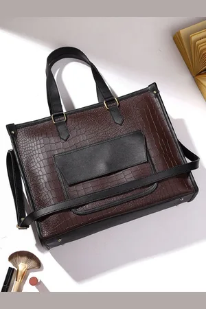 Legal Bribe Women Colourblocked Shopper Tote Bag