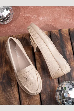 BRISKERS Women Gromad Lofty Luxe Round Toe Comfort Insole Lightweight Loafers