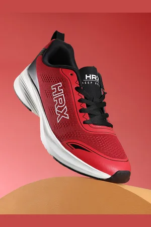 HRX Men Woven Design Pickleball Shoes