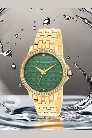 Giordano Women Embellished Dial & Stainless Steel Straps Analogue Watch GD-4209-11