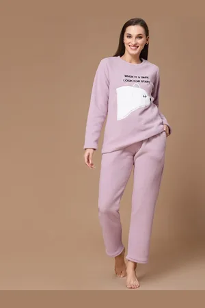Sweet Dreams Women Printed Mid-Rise Tracksuit