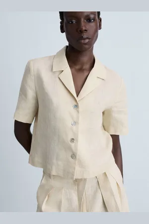 MANGO Pure Linen Shirt