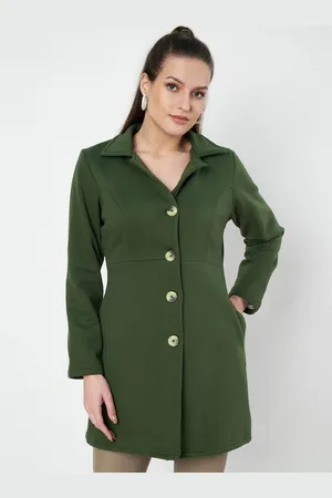 BRINN Notched Lapel Single-Breasted Overcoat