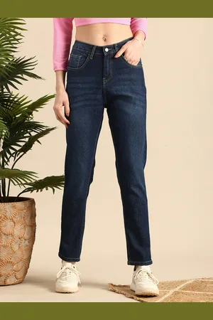 Mast & Harbour Women Boyfriend Fit Light Fade Stretchable Jeans
