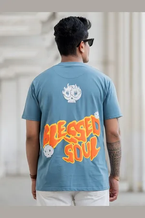 Powerlook Men Typography Printed Round Neck Cotton T-shirt