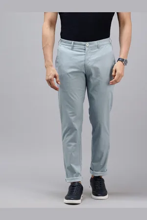 ColorPlus Men Micro Or Ditsy Printed Chinos Trousers