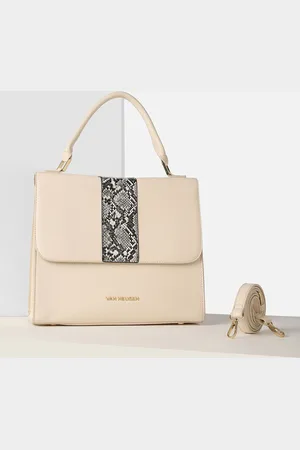 Van Heusen Abstract Printed Structured Satchel Bag