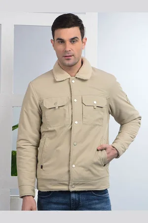 Cobb Men Spread Collar Solid Casual Lightweight Tailored Jacket