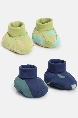 MINI KLUB Boys Pack Of 2 Cotton Booties