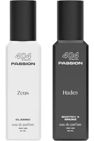 Bold Care Men Set Of 2 Zeus Classic & Hades Scotch & Smoke Long Lasting EDP - 20 ml Each