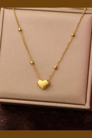 Designs & You Gold-Plated Heart Necklace