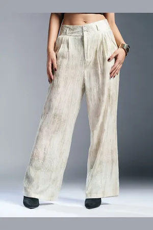 FREAKINS Women Straight Fit High-Rise Korean Pants