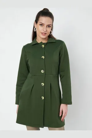 BRINN Notched Lapel Single-Breasted Overcoat