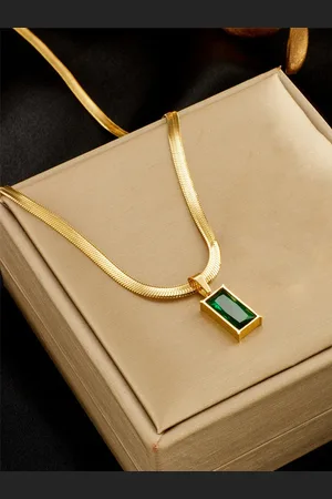 Jewels Galaxy Gold-Plated Contemporary Pendants with Chains