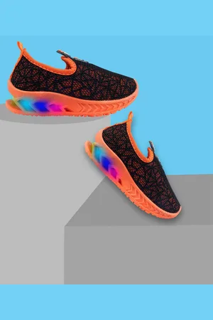 Bunnies Kids Printed LED Slip-On Sneakers