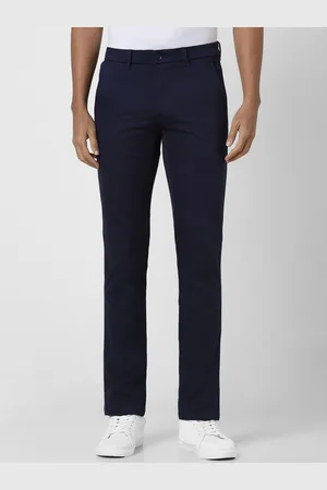 Van Heusen Men Mid-Rise Slim Fit Trousers