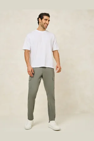 Styli Men Cargo Slim Fit Cotton Stretch Chinos