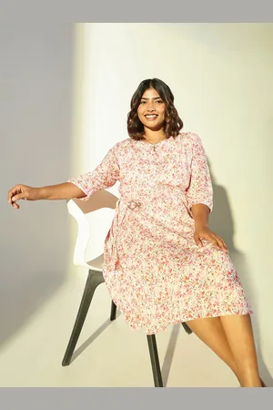 SHOWOFF Women Floral Print Fit & Flare Dress