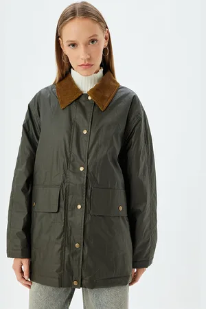 Koton Women Single-Breasted Overcoat