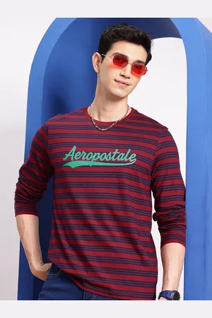 Aeropostale Pure Cotton Long Sleeves Striped T-shirt