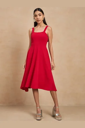 Color Capital Women Fit & Flare Midi Dress