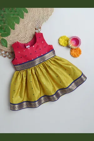 MANY FROCKS & Girls Satin Fit & Flare Dress