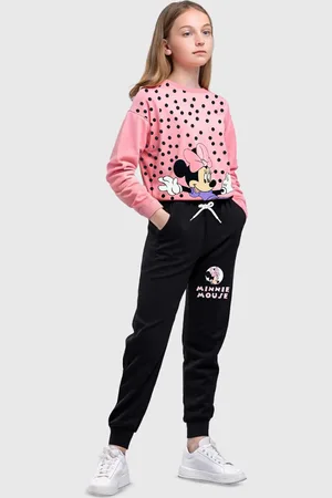 Miss and Chief Girls Printed Cotton T-shirt with Trousers