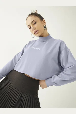 DressBerry Pastel Dreams Cropped Boxy Sweatshirt