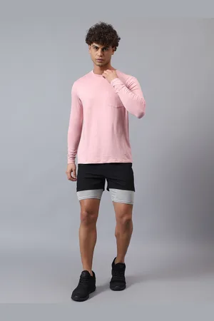 Fitkin Men Round Neck Long Sleeves T-shirt