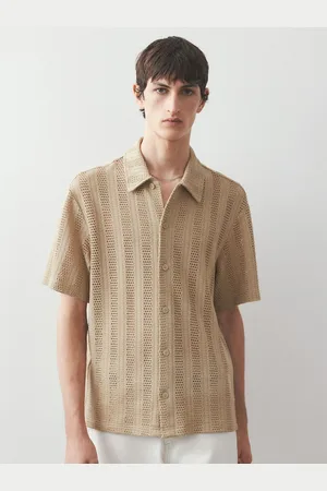 H&M Regular Fit Jacquard-Knit Shirt