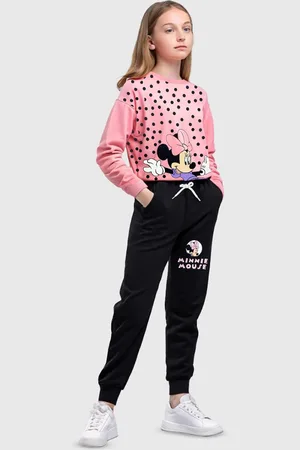 Miss and Chief Girls Printed Cotton T-shirt with Trousers
