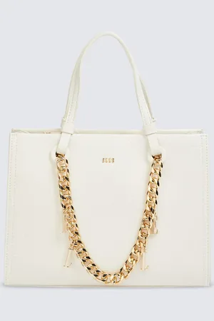 Elle Women Textured Oversized Structured Shoulder Bag