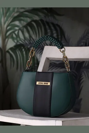 Legal Bribe Women Colourblocked Structured Sling Bag