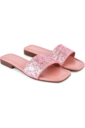 JM Looks Women Embellished Ethnic Open Toe Flats