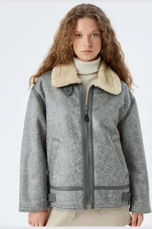Koton Women Floral Parka Jacket