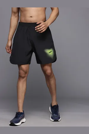 HRX Men Brand Logo Printed Rapid-Dry Running Sports Shorts