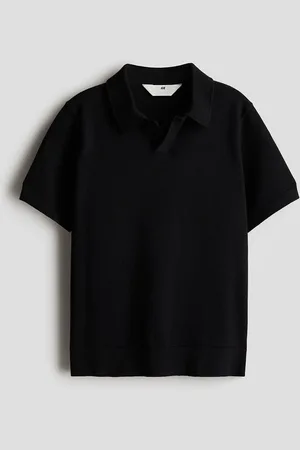 H&M Fine-Knit Polo Shirt