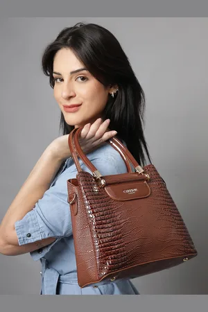 Carlton London Women Textured Swagger Satchel