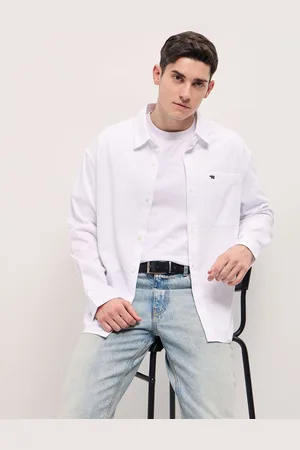 The Bear House Men Relaxed Opaque Casual Shirt