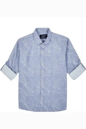 CHARCHIT Boys Comfort Floral Opaque Printed Casual Shirt