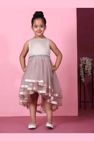 Toy Balloon Kids Girls Embellished Layered Fit & Flare Dress